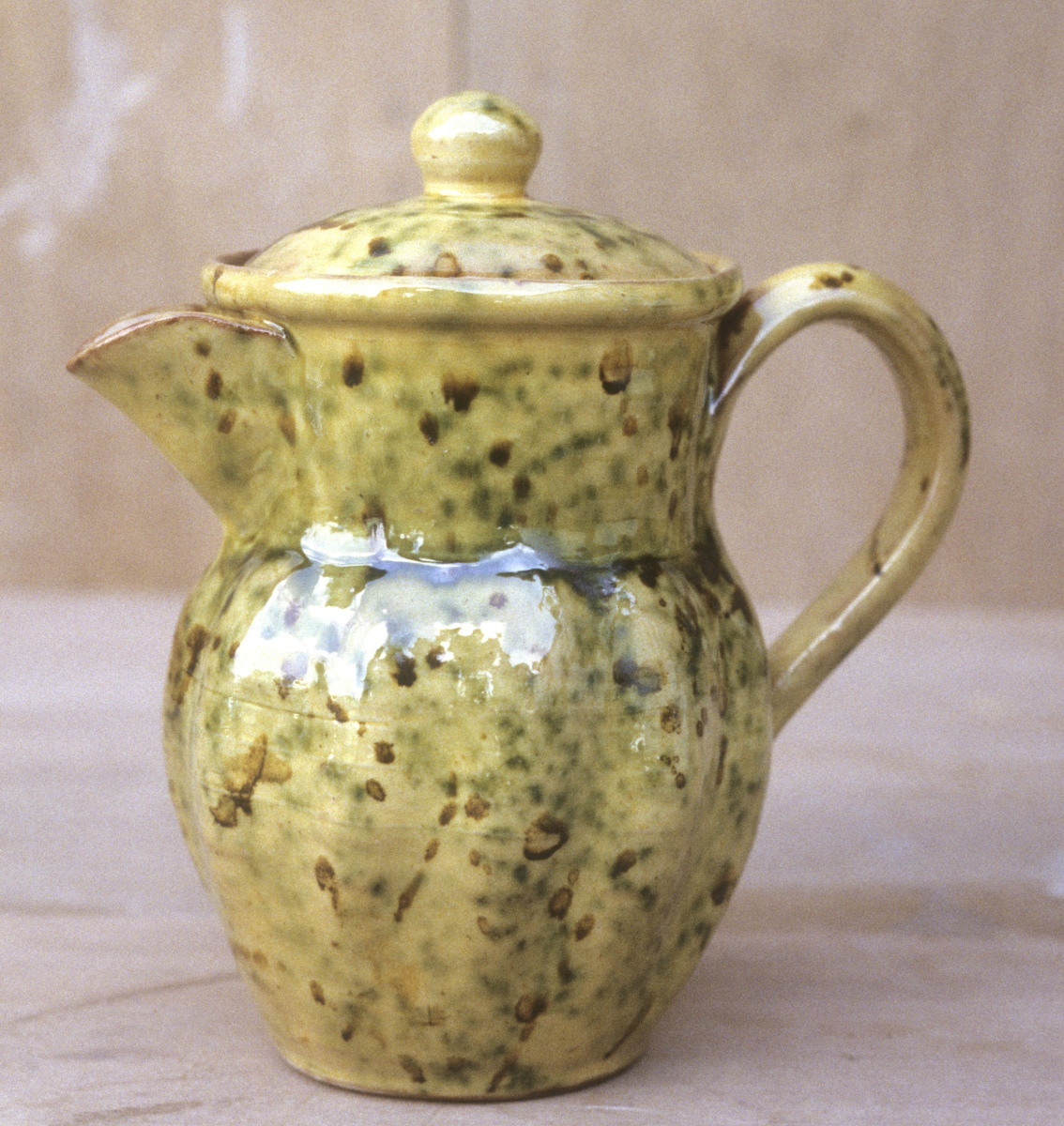 Speckled coffee pot